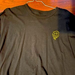 Riot society drippy smiley t shirt